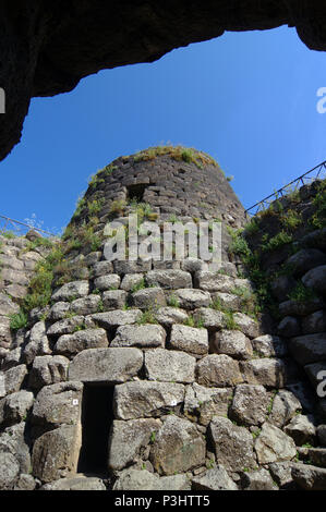 Prähistorische Festung Nuraghe Santu Antine, in der Nähe von Torralba, Sardinien, Italien Stockfoto