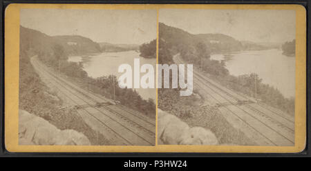 377 Water Gap, (Pa.) Tal des Mississippi, von R. Newell &Amp; Söhne Stockfoto