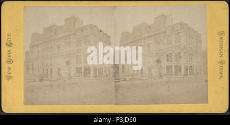 . Booth's Theater. Alternative Titel: Amerikanische Ansichten, New York City. Abdeckung: 1870?-1895?. Digitale Element veröffentlicht 4-12 2006; Aktualisiert im 6-25 2010. 40 Booth's Theater, von Robert N. Dennis Sammlung von stereoskopische Ansichten 5. Stockfoto