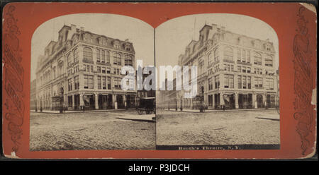 . Booth's Theatre, NEW YORK, alternative Titel: Standard Serie. Abdeckung: 1870?-1895?. Digitale Element veröffentlicht 4-12 2006; Aktualisiert im 6-25 2010. 40 Booth's Theater, N.Y, von Robert N. Dennis Sammlung von stereoskopische Ansichten Stockfoto