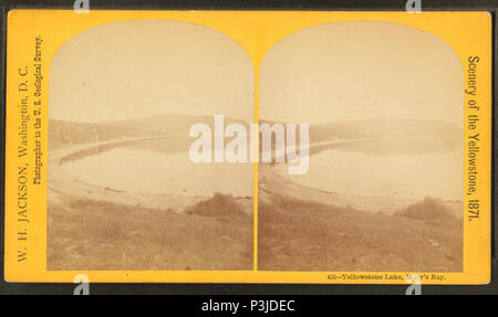 387 Yellowstone Lake, Mary's Bay, von Jackson, William Henry, 1843-1942 Stockfoto