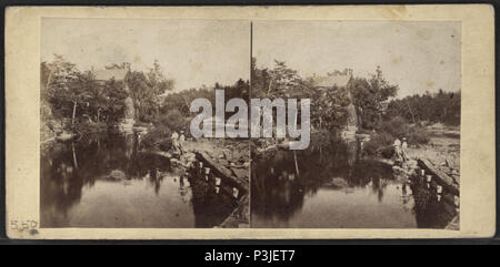 . Blick auf Catskill Creek. Abdeckung: [1863?-1880?]. Quelle Impressum: New York: E&HT Anthony, [1863?-1880?]. Digitale Element veröffentlicht 4-27 2006; 2-11-2009 aktualisiert. 368 Blick auf Catskill Creek, durch E.&amp; HT Anthony (Hart) Stockfoto