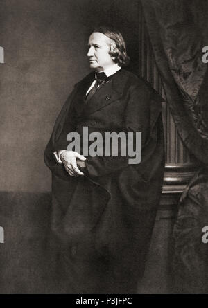 Alfred Victor, Comte de Vigny, 1797 - 1863. Der französische Dichter und früher Führer der französischen Romantik. Nach einer zeitgenössischen Print. Stockfoto