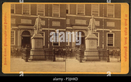 375 Washington Statue, von Cremer, James, 1821-1893 4. Stockfoto