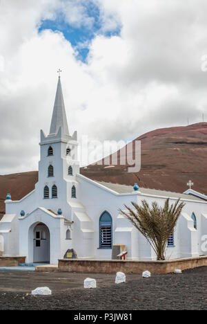 Gotische St. Marys Kirche von Georgetown auf der Insel Ascension an der afrikanischen Westküste. Stockfoto