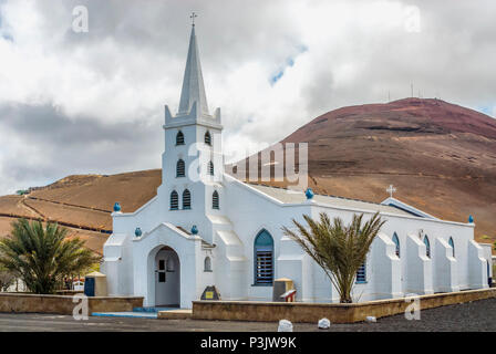 Gotische St. Marys Kirche von Georgetown auf der Insel Ascension an der afrikanischen Westküste. Stockfoto