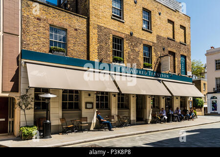 Die Alfred Tennyson pub London Stockfoto
