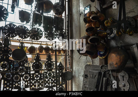 Schmied, Bazar in Safranbolu, Türkei. Stockfoto