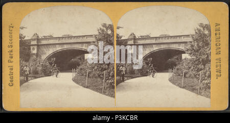 . Brücke Nr. 7 Alternativer Titel: Central Park Landschaft. Abdeckung: [1860?-1900?]. Digitale Element veröffentlicht 4-12 2006; Aktualisiert im 6-25 2010. 44 Brücke Nr. 7, von Chase, W. M. (William M.), Ca. 1818-1901 Stockfoto