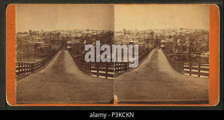 44 Brücke über den Kennebec River, von A. F. Morse Stockfoto
