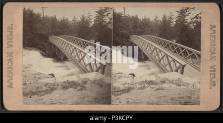 . Brücke zum ersten Schwester Insel Niagara Falls. Alternative Titel: Amerikanische Ansichten. Abdeckung: [1860?-1885?]. Quelle Impressum: [1860?-1885?]. Digitale Element veröffentlicht 00-11-2006; 2-11-2009 aktualisiert. 45 Brücke zum ersten Schwester Insel Niagara Falls, von Robert N. Dennis Sammlung von stereoskopische Ansichten Stockfoto