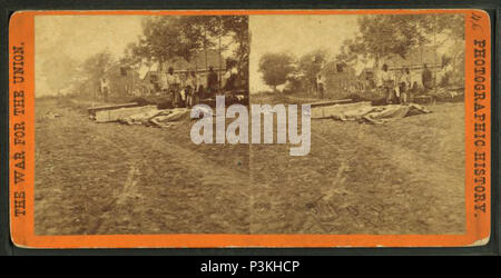 . Bestattung von Tot bei Fredericksburgh, Virginia. Alternativer Titel: Der Krieg für die Union, fotografische Geschichte. Abdeckung: 1861-1865. Digitale Element veröffentlicht 00-11-2006 aktualisiert; 6-25 2010. 49 Bestattung von Tot bei Fredericksburgh, Va, von Brady, Mathew B., 1823 (ca.)-1896 Stockfoto
