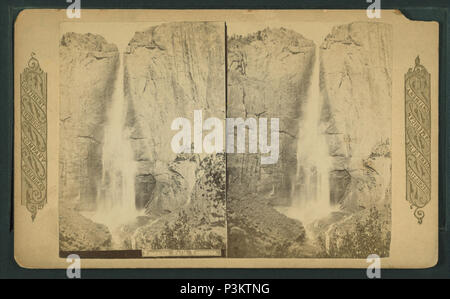 388 Yosemite Falls, Yosemite, von Robert N. Dennis Sammlung von stereoskopische Ansichten Stockfoto