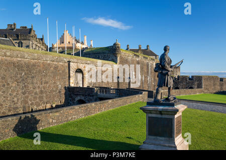 Denkmal am Stirling Castle für Highland Soldaten verloren während der südafrikanischen (Boer) Krieg (1899-1902), Stirling, Schottland, Vereinigtes Königreich Stockfoto