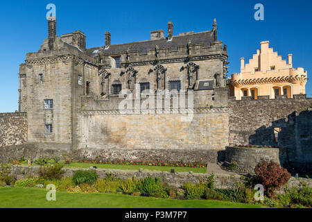 Geburtsort von Mary Queen of Scots, Schloss Stirling, Stirling, England. Großbritannien Stockfoto