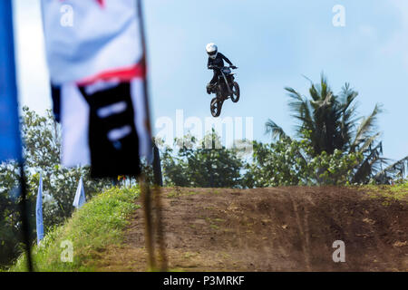 Deus Ex Machina motocross Konkurrenz, Canggu, Bali, Indonesien Stockfoto