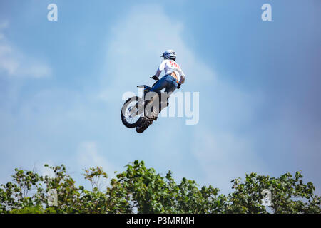 Deus Ex Machina motocross Konkurrenz, Canggu, Bali, Indonesien Stockfoto