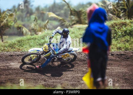 Deus Ex Machina motocross Konkurrenz, Canggu, Bali, Indonesien Stockfoto