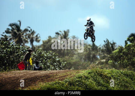 Deus Ex Machina motocross Konkurrenz, Canggu, Bali, Indonesien Stockfoto