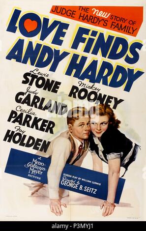 Original Film Titel: LIEBE FINDET ANDY HARDY. Englischer Titel: LIEBE FINDET ANDY HARDY. Regisseur: George B. SEITZ. Jahr: 1938. Credit: MGM /Album Stockfoto