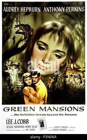 Original Film Titel: GREEN MANSIONS. Englischer Titel: GREEN MANSIONS. Regisseur: Mel Ferrer. Jahr: 1959. Credit: M.G.M/Album Stockfoto