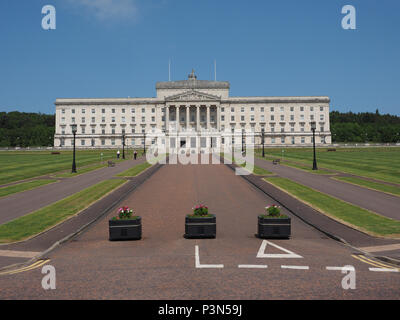 Parlament Gebäude (aka als Stormont) in Belfast, Großbritannien Stockfoto