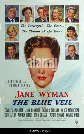 Original Film Titel: Die blaue Schleier. Englischer Titel: Die blaue Schleier. Regisseur: CURTIS BERNHARDT. Jahr: 1951. Credit: RKO/Album Stockfoto