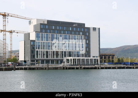 Marriott Hotel in Belfast eröffnet im Frühjahr 2018. Stockfoto