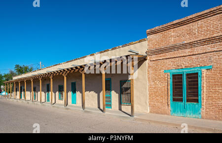 New York, Mesilla, Thunderbird de La Mesilla, älteste dokumentierte Backsteingebäude in NM um 1860 Stockfoto