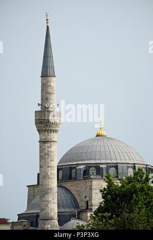 ISTANBUL, Türkei - 24. Mai: Ansicht der Semsi Pasa Moschee in Istanbul Türkei am 24. Mai 2018 Stockfoto
