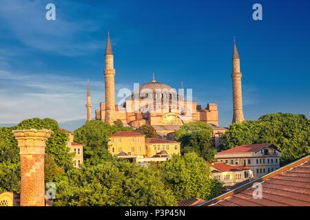 St. Sophia Cathedra in Istanbul, Türkei Stockfoto