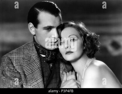 Original Film Titel: TEUFEL UND DER TIEFE. Englischer Titel: TEUFEL UND DER TIEFE. Regisseur: MARION GERING. Jahr: 1932. Stars: TALLULAH BANKHEAD; Gary Cooper. Quelle: Paramount Pictures/Album Stockfoto