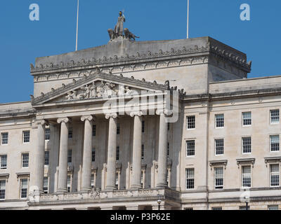 Parlament Gebäude (aka als Stormont) in Belfast, Großbritannien Stockfoto