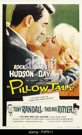Original Film Titel: Pillow Talk. Englischer Titel: Pillow Talk. Regisseur: Michael Gordon. Jahr: 1959. Quelle: UNIVERSAL PICTURES/Album Stockfoto