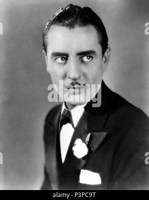 Jahr: 1929. Stars: John Gilbert. Stockfoto