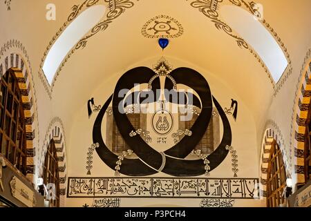 ISTANBUL, Türkei - 25. Mai: verzierten Decke des Spice Bazaar in Istanbul Türkei am 25. Mai 2018 Stockfoto