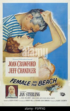 Original Film Titel: FRAU AM STRAND. Englischer Titel: FRAU AM STRAND. Regisseur: Joseph PEVNEY. Jahr: 1955. Quelle: UNIVERSAL PICTURES/Album Stockfoto