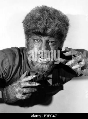 Original Film Titel: DER WOLF MANN. Englischer Titel: DER WOLF MANN. Film Regie: George WAGGNER. Jahr: 1941. Stars: LON CHANEY JR. Quelle: UNIVERSAL PICTURES/Album Stockfoto