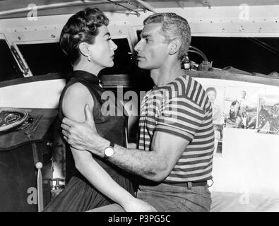 Original Film Titel: FRAU AM STRAND. Englischer Titel: FRAU AM STRAND. Regisseur: Joseph PEVNEY. Jahr: 1955. Stars: Jeff Chandler; JOAN CRAWFORD. Quelle: UNIVERSAL PICTURES/Album Stockfoto