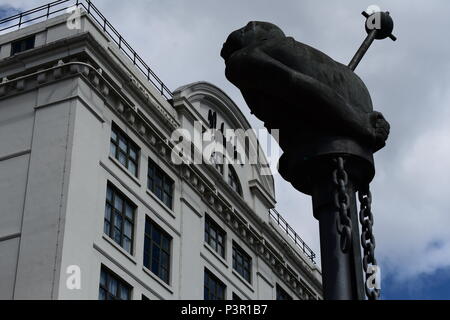 Blick auf die Malmaison Hotel, Newcastle Stockfoto