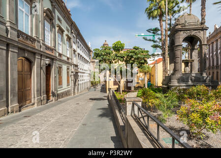 Historische und schöne citiy Las Palmas de Gran Canaria Stockfoto