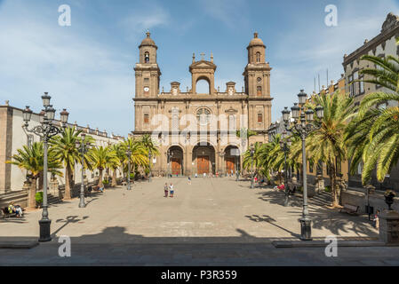 Historische und schöne citiy Las Palmas de Gran Canaria Stockfoto