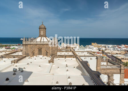 Historische und schöne citiy Las Palmas de Gran Canaria Stockfoto