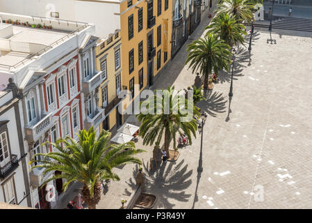 Historische und schöne citiy Las Palmas de Gran Canaria Stockfoto