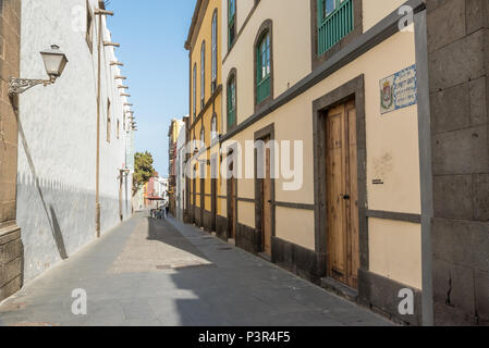 Historische und schöne citiy Las Palmas de Gran Canaria Stockfoto