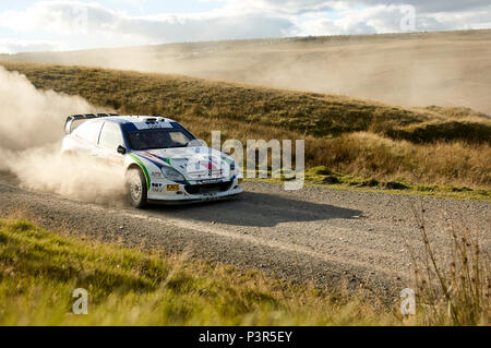 Wales Rally GB 2005 Stockfoto