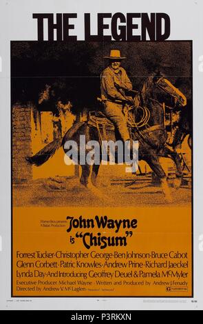 Original Film Titel: CHISUM. Englischer Titel: CHISUM. Regisseur: ANDREW V. MCLAGLEN. Jahr: 1970. Quelle: Warner/BATJAC/Album Stockfoto