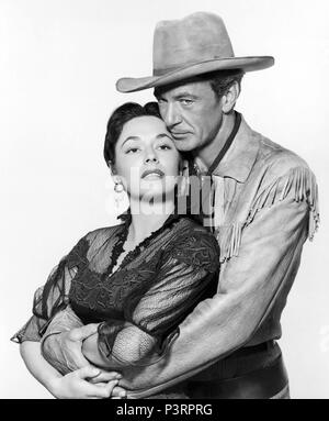 Original Film Titel: Dallas. Englischer Titel: Dallas. Regisseur: STUART HEISLER. Jahr: 1950. Stars: Gary Cooper; RUTH ROMAN. Quelle: WARNER BROTHERS/Album Stockfoto