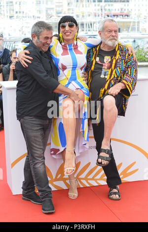 71St jährlichen Filmfestspiele von Cannes - "Der Mann, der getötet Don Quixote" - Fotoshooting mit: Terry Gilliam, Sergi Lopez, Rossy De Palma Wo: Cannes, Frankreich Wann: 19. Mai 2018 Credit: Euan Kirsche / WANN Stockfoto