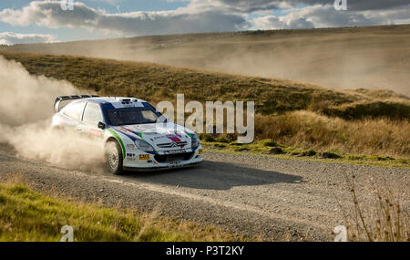 Wales Rally GB 2005 Stockfoto